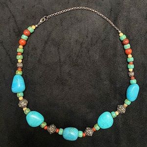 Turquoise Beaded Necklace